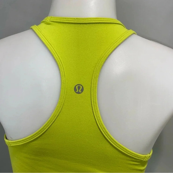 Lululemon Cool Racerback Tank Top-Size Sm
Color - Fluorescent Highlighter Yellow - Picture 9 of 10
